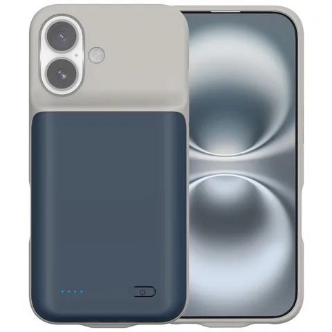 Чохол-зарядка iBattery для iPhone 16 Plus Batlow 6000 mAh Blue