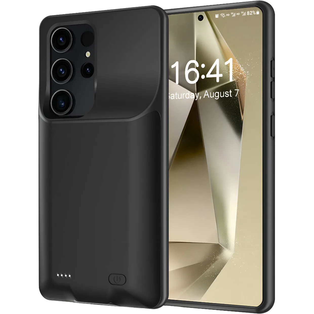 Чохол-зарядка iBattery для Samsung S25 Ultra Nevest 6000 mAh Black — фото 2