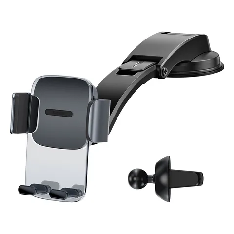 Автотримач Baseus Easy Control Clamp Car Mount Holder A Set (SUYK000001) Black