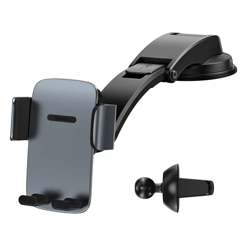 Автодержатель Baseus Easy Control Pro Clamp Car Mount Holder A Set (SUYK010014) Tarnish
