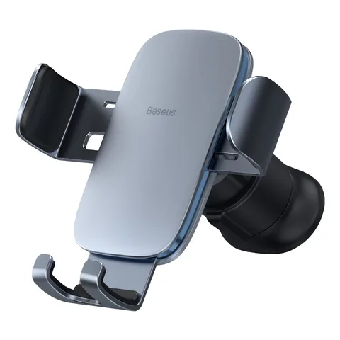 Автотримач Baseus Metal Age Ⅱ Gravity Car Mount Air Outlet Version (SUJS000013) Dark Grey