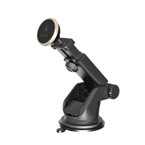 Автодержатель Baseus Solid Series Telescopic Magnetic Car Mount с присоской (SULX-0V) Gold