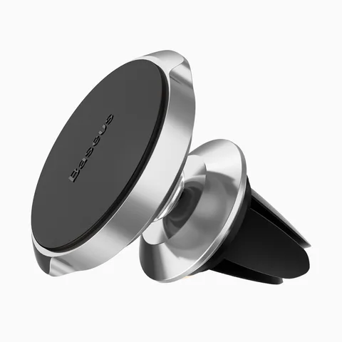 Автодержатель Baseus Small ears series Magnetic suction bracket Air outlet type (SUER-A0S) Silver
