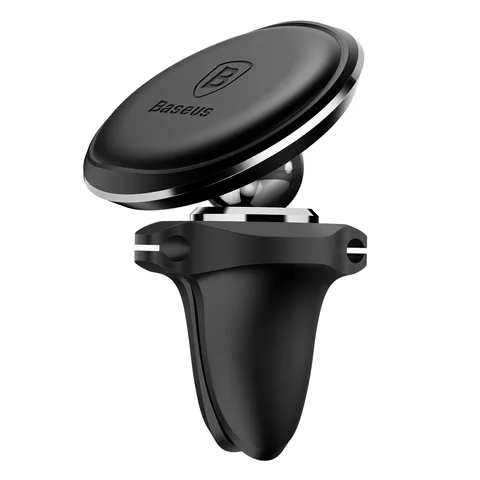 Автодержатель Baseus Magnetic Air Vent Car Mount Holder с зажимом (SUGX-A01) Black