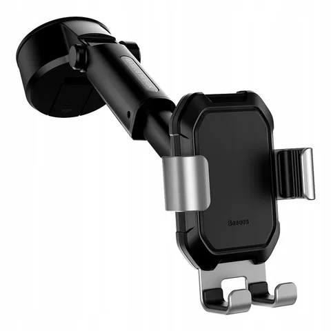 Автотримач Baseus Tank Gravity Car Mount Holder із присоскою (SUYL-TK0S) Silver