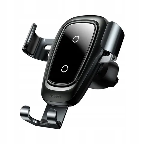 Автодержатель Baseus Metal Wireless Charger Gravity Car Mount Tarnish с беспроводной зарядкой QI (WXYL-B0A) Black