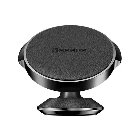 Автотримач Baseus Small Ears Series Vertical Magnetic Bracket Genuine Leather Type (SUER-F01) Black