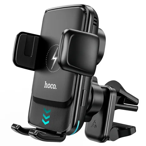 Автотримач Hoco Smart Alignment Wireless Charging Car Holder (S35) Black