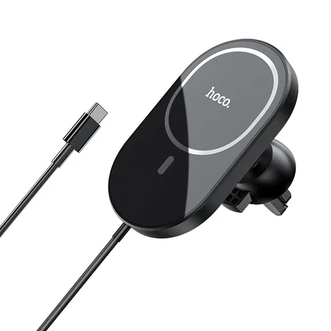 Автодержатель Hoco Powerful Car Wireless Charger (CA90) Black