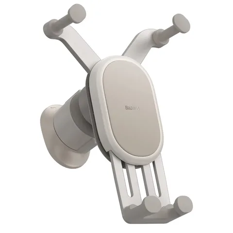 Автотримач Baseus Stable Gravitational Wireless Charging Car Mount Pro 15W (Air Outlet Version) з бездротовою зарядкою QI (SUWX030002) Creamy White