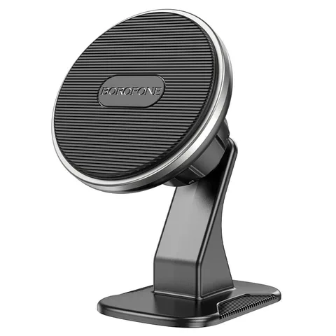 Автотримач Borofone BH63 Graceful Magnetic Car Holder Black Silver
