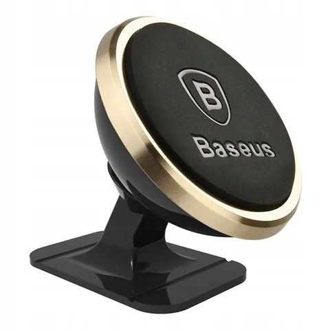 Автодержатель Baseus 360° Adjustable Magnetic Phone Mount (SUCX140015) Gold