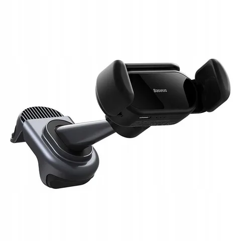 Автотримач Baseus T-Space Solar Electric Car Mount (C40351300111-00) Black