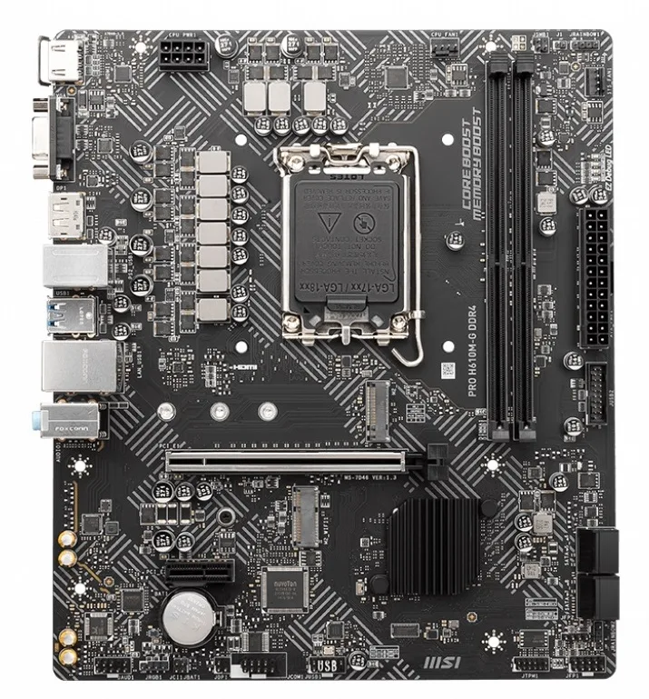 Материнская плата MSI Pro H610M-G DDR4 s-1700 — фото 2
