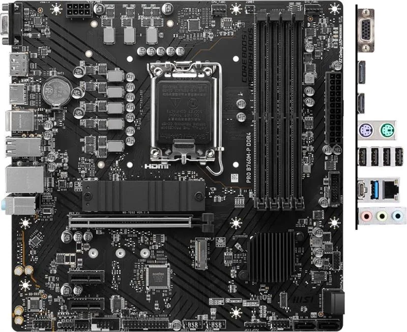 Материнская плата MSI Pro B760M-P DDR4 s-1700 — фото 2