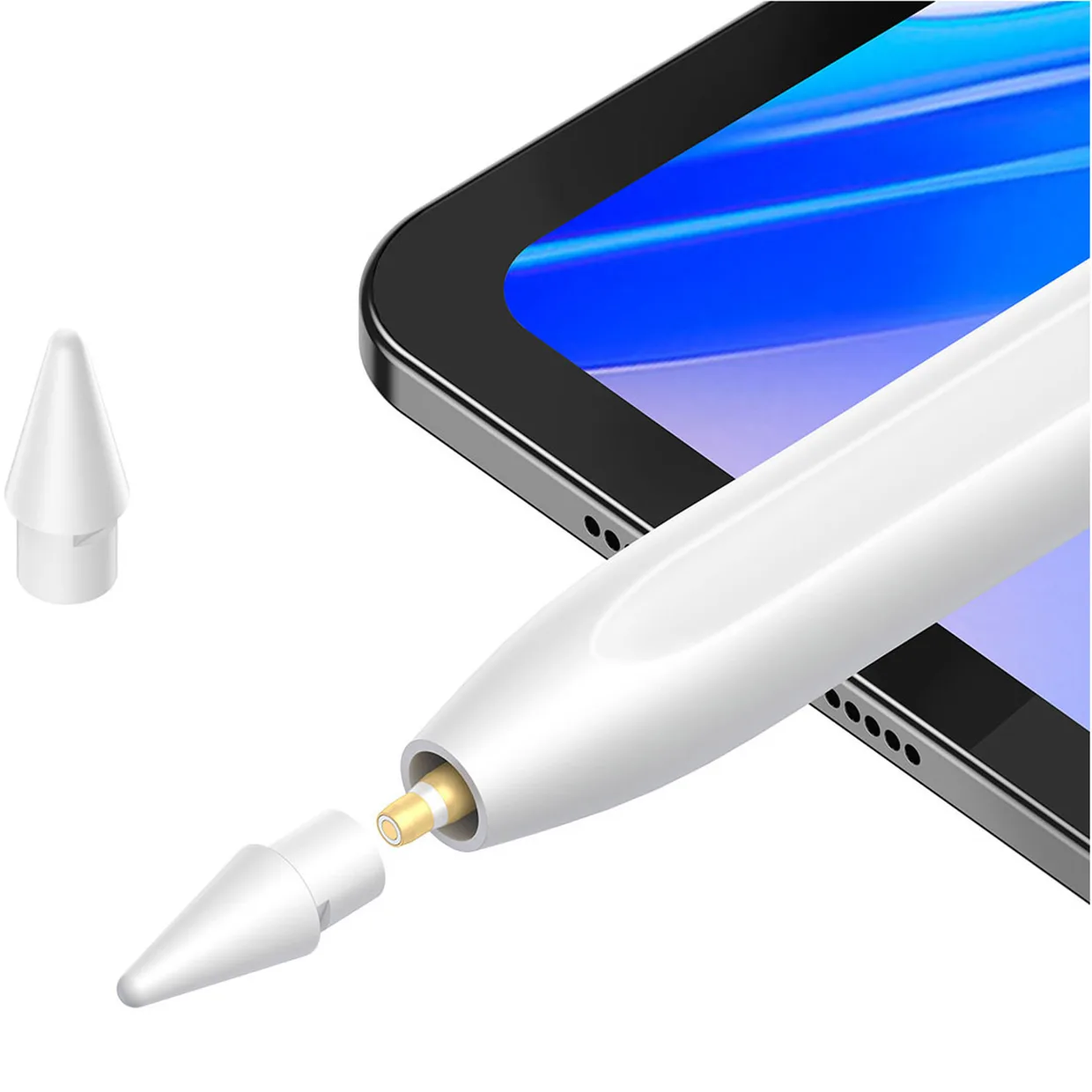 Стилус Baseus Smooth Writing 2 Series Dual Charging Stylus (SXBC080102) White — фото 7