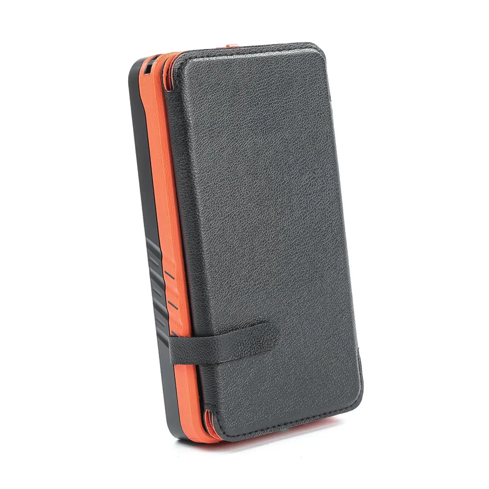 Солнечный PowerBank iBattery YD-820S с дополнительными панелями и фонариком 26800 mAh orange — фото 13