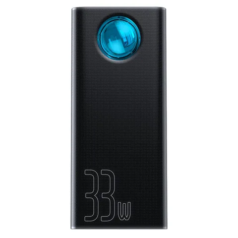 Power Bank Baseus Amblight QC Digital LCD на 30000mAh (PPLG-01) Black