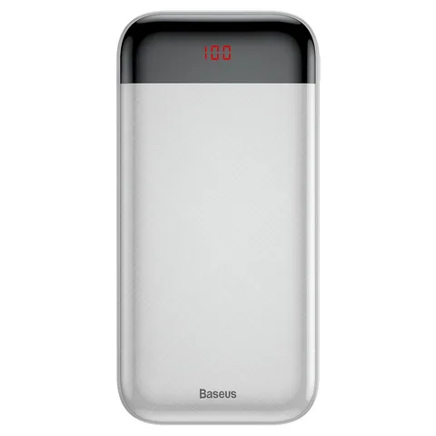Power Bank Baseus Mini Cu Digital LCD на 20000mAh (PPALL-CKU02) White