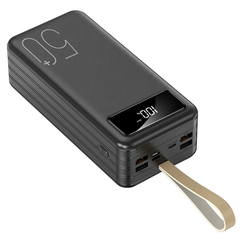 Power Bank iBattery YM-320 с фонариком 10.5W на 50000 mAh black
