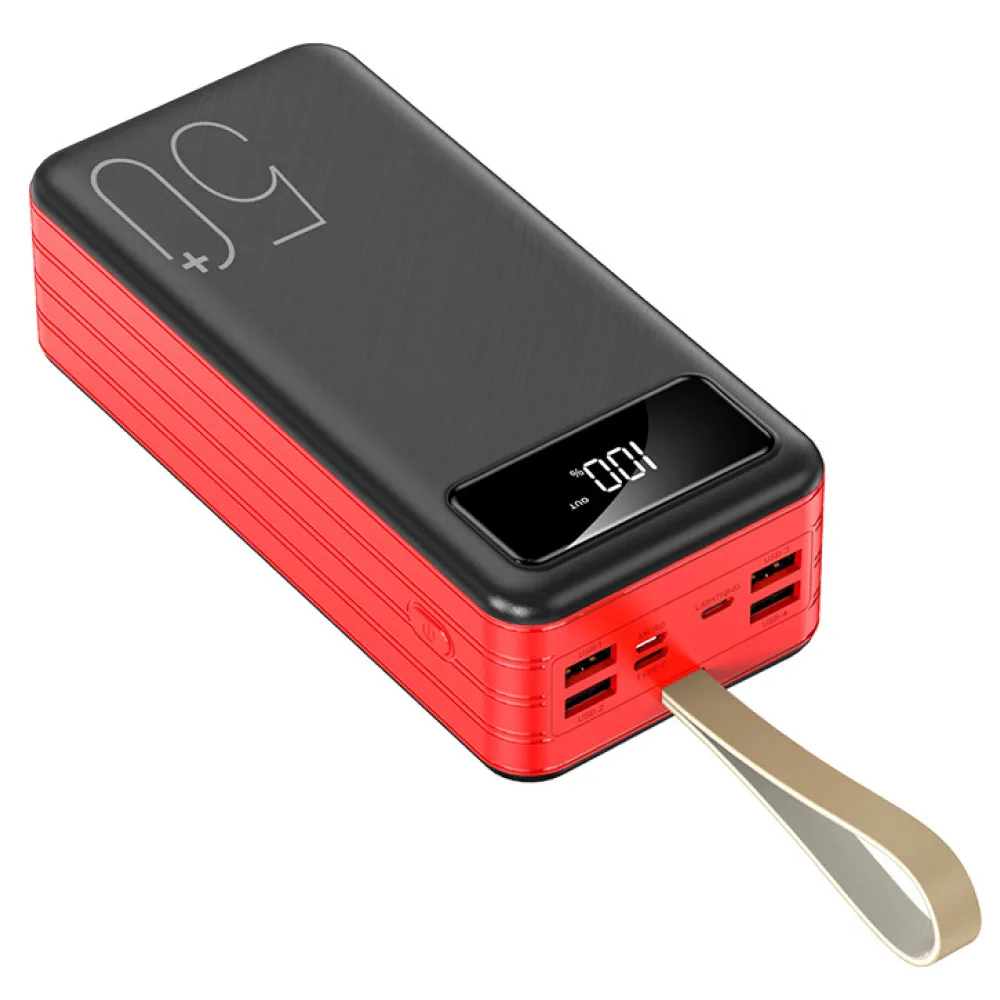 Power Bank iBattery YM-320 с фонариком 10.5W на 50000 mAh red