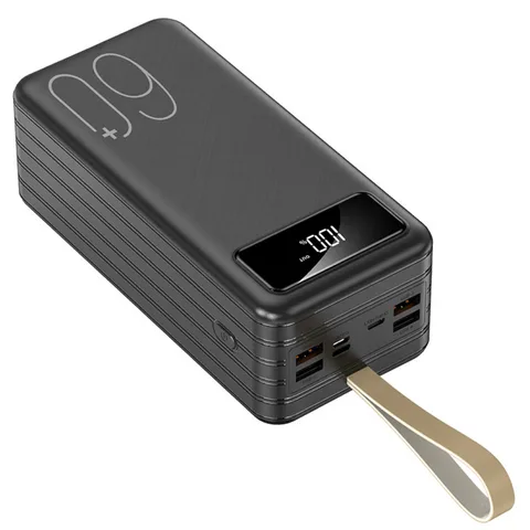 Power Bank iBattery YM-321 з ліхтариком 10.5W на 60000 mAh black