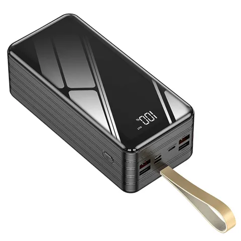 Power Bank iBattery YM-326 з ліхтариком 10W на 60000 mAh black