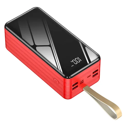 Power Bank iBattery YM-326 з ліхтариком 10W на 60000 mAh red