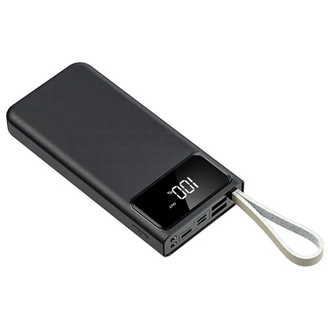 Потужний PowerBank iBattery з ліхтариком YM-264 20000 mAh black