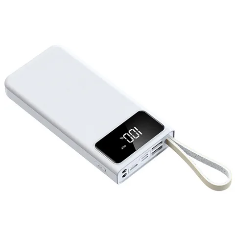 Потужний PowerBank iBattery з ліхтариком YM-264 20000 mAh white