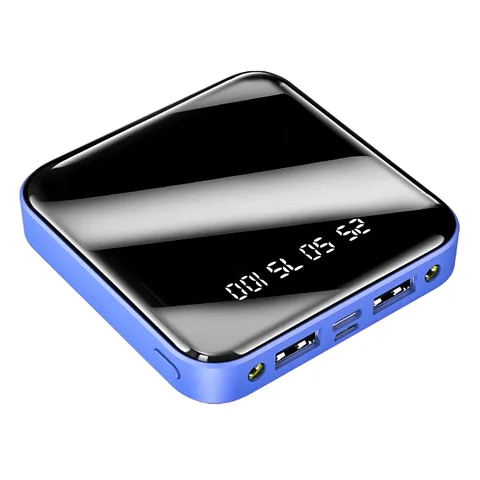 Power Bank iBattery з ліхтариком YM-185 на 10000 mAh blue