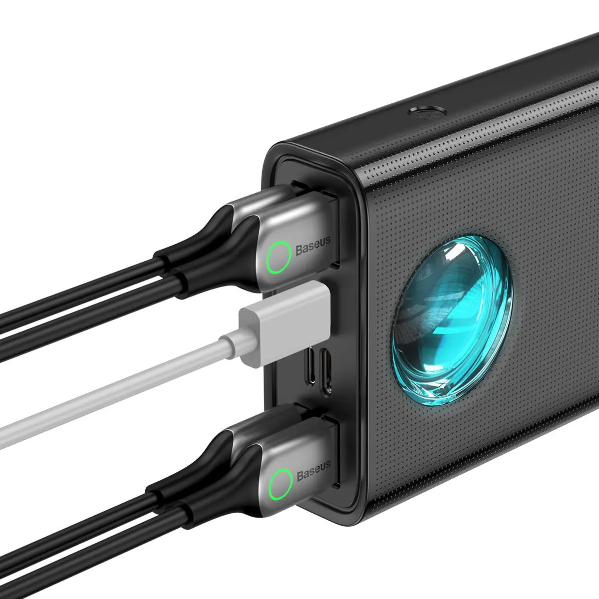 Power Bank Baseus Amblight Digital Display Quick Charge 65W на 30000mAh (PPLG-A01) Black — фото 3