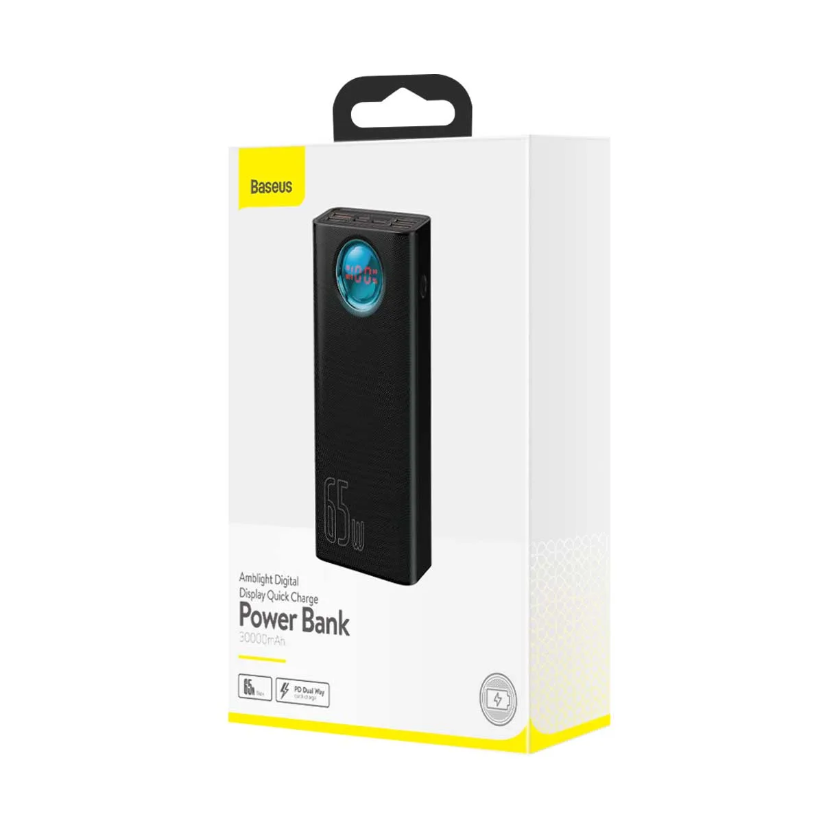 Power Bank Baseus Amblight Digital Display Quick Charge 65W на 30000mAh (PPLG-A01) Black — фото 6