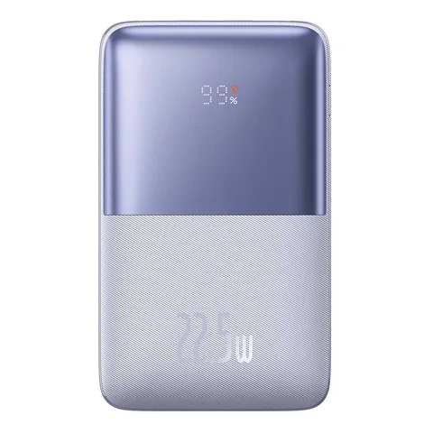 Power Bank Baseus Bipow Pro Digital Display Fast Charge 22.5W на 20000mAh (PPBD030005) Purple