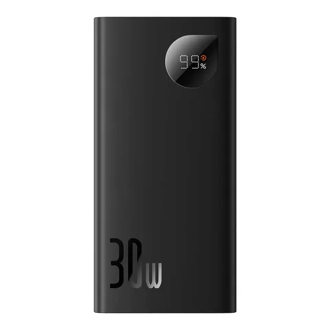 Power Bank Baseus Adaman 2 Digital Display Fast Charge 30W на 10000mAh (PPAD040001) Black