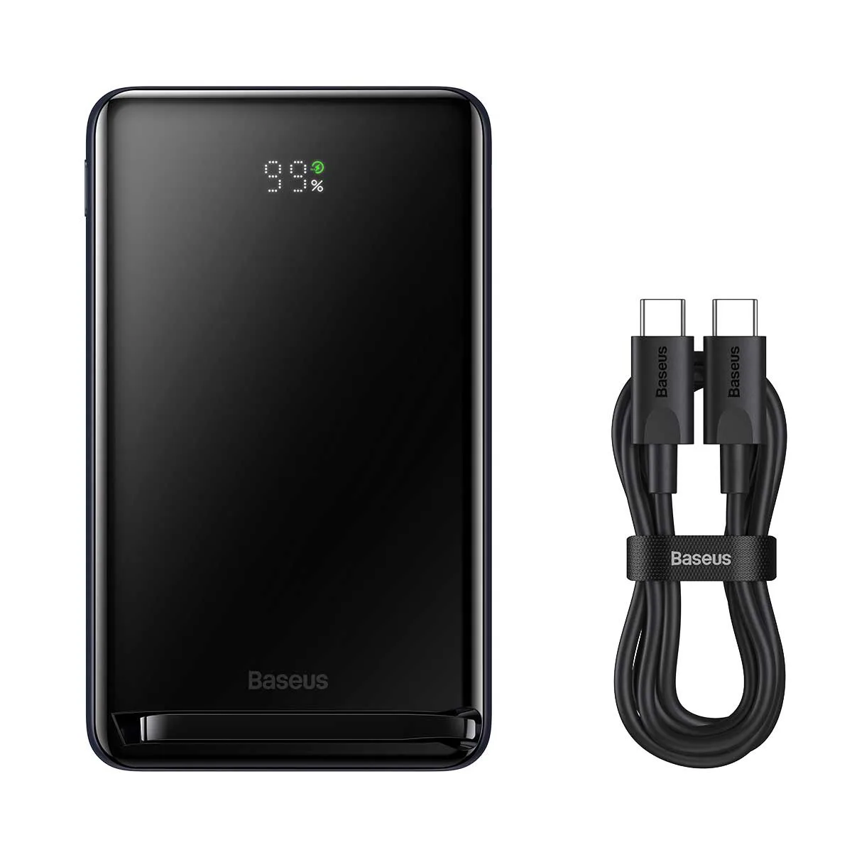 Power Bank Baseus Magnetic Bracket Wireless Fast Charge 20W на 10000mAh (PPCX000003) Black — фото 9