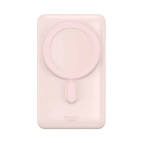 Power Bank Baseus Magnetic Bracket Wireless Fast Charge 20W на 10000mAh (PPCX000004) Pink