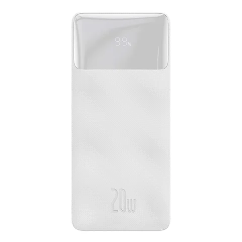 Power Bank Baseus Bipow Digital Display 20W на 10000mAh (PPDML-L02) White