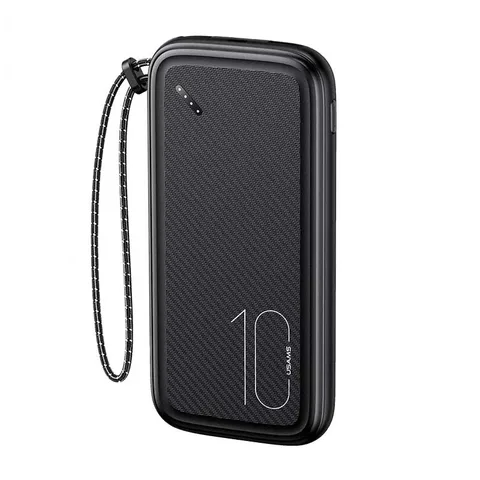 Power Bank Usams PB56 з ремінцем 10W на 10000mAh (US-CD150) Black