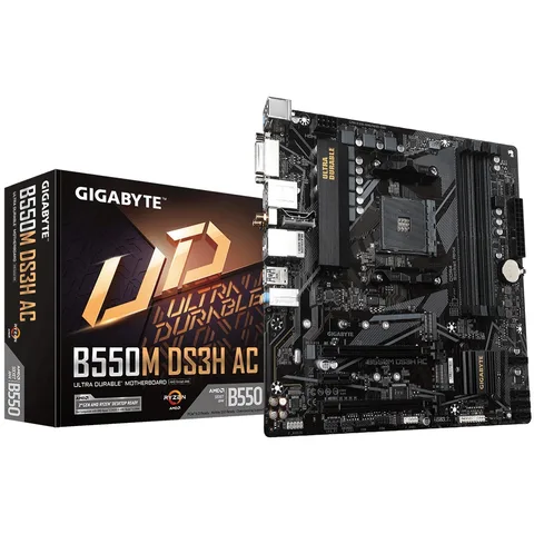Материнская плата Gigabyte B550M DS3H AC s-AM4