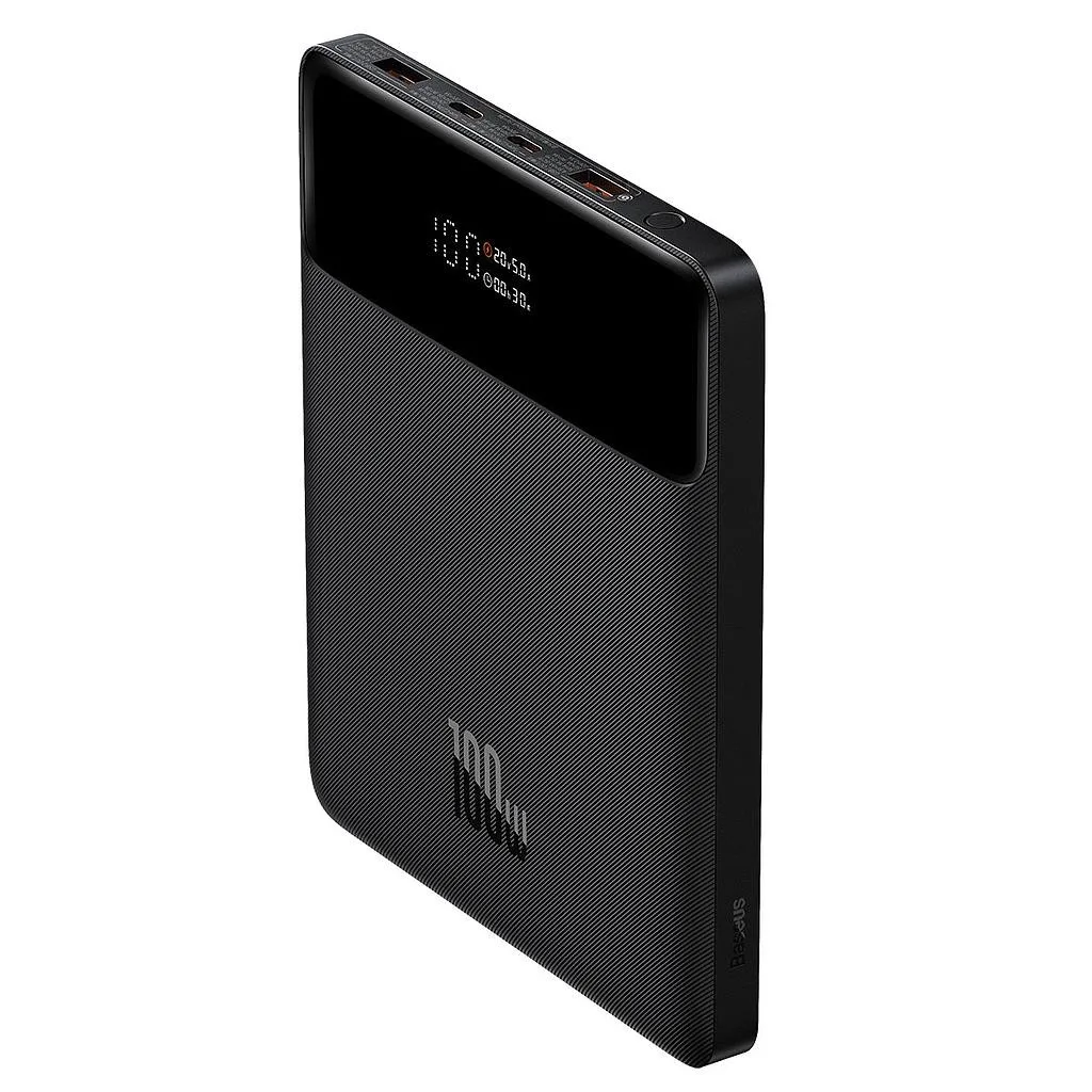 Power Bank Baseus Blade High Power Digital Display Quick Charge 100W на 20000mAh (PPBL000201) Black