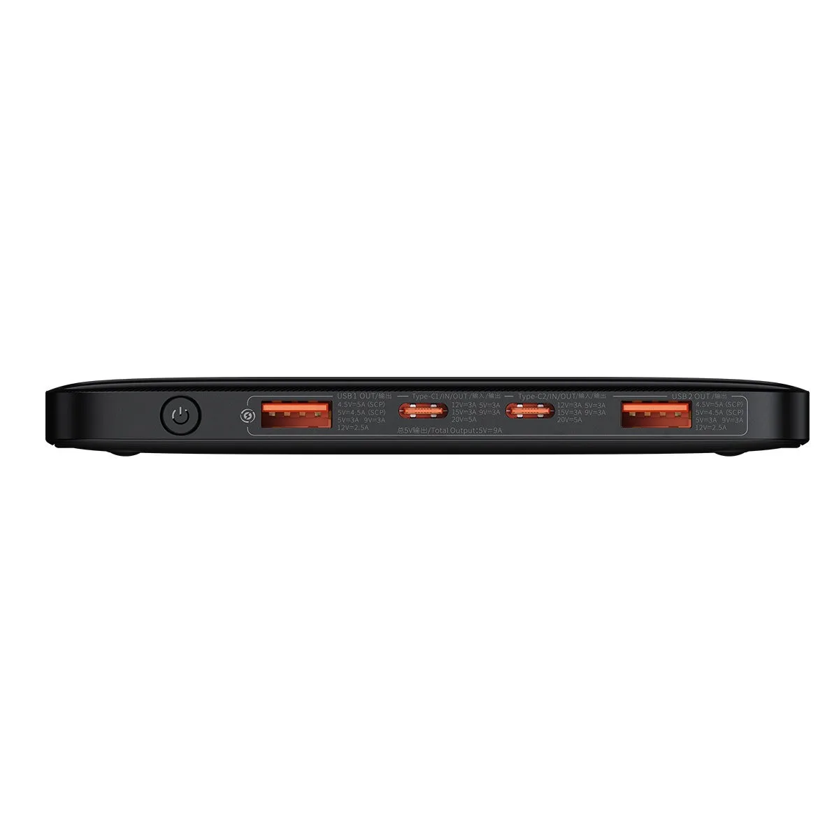 Power Bank Baseus Blade High Power Digital Display Quick Charge 100W на 20000mAh (PPBL000201) Black — фото 4