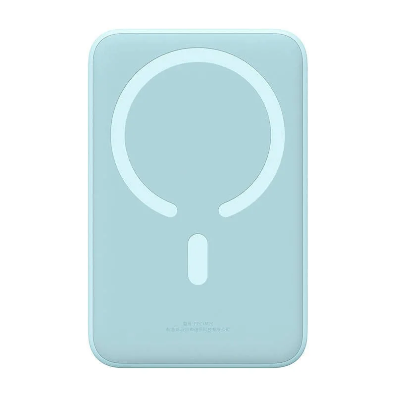 Power Bank Baseus Magnetic Mini Wireless Fast Charge 20W на 20000mAh (PPCX150003) Blue — фото 2