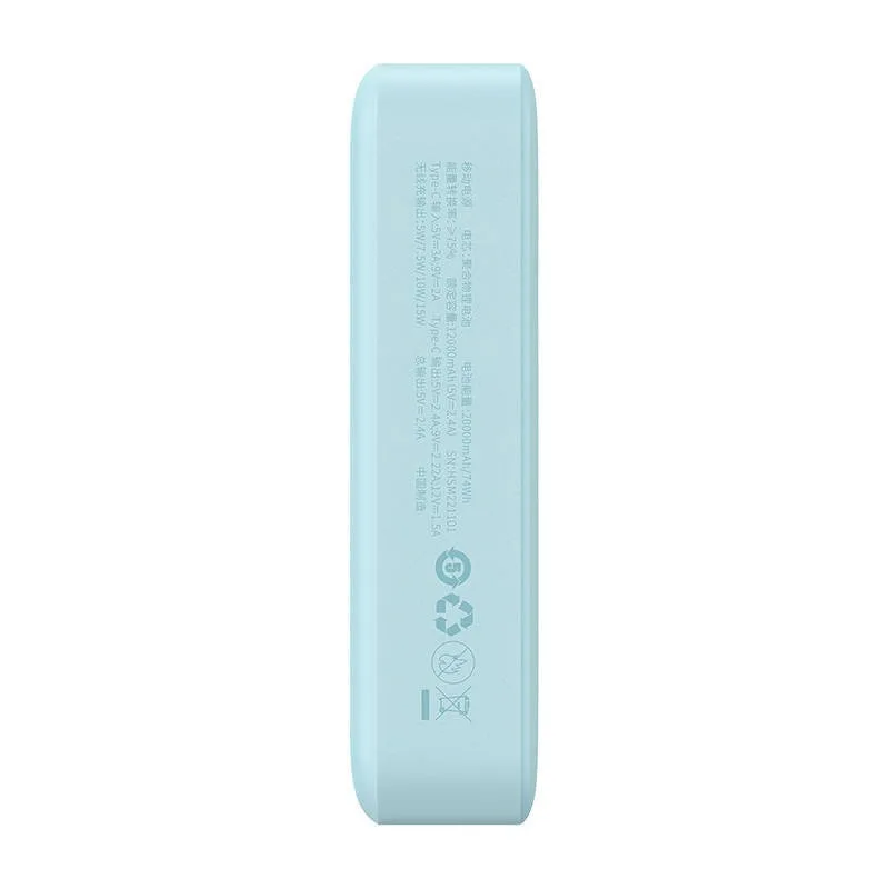 Power Bank Baseus Magnetic Mini Wireless Fast Charge 20W на 20000mAh (PPCX150003) Blue — фото 5