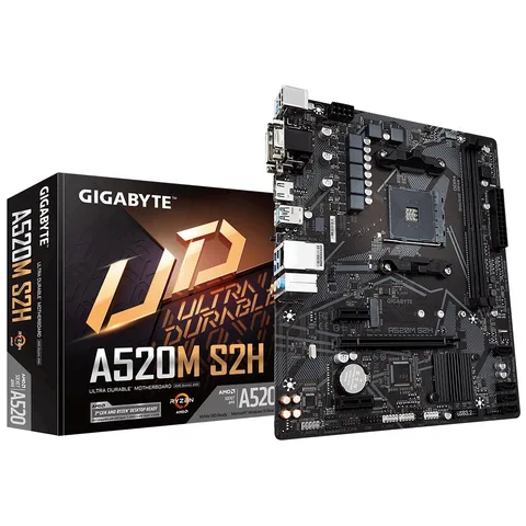 Материнская плата Gigabyte A520M S2H s-AM4