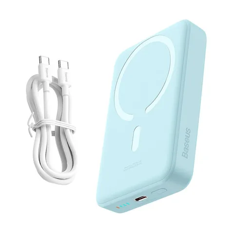 Power Bank Baseus Magnetic Mini Wireless Fast Charge 30W на 10000mAh (PPCX110203) Blue