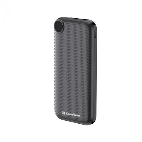 Универсальная мобильная батарея ColorWay LCD 10000mAh Black (CW-PB100LPI3BK-PDD)