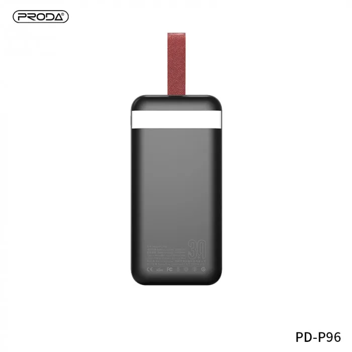 Універсальна мобільна батарея Proda PD P-96 30000mAh Black (PRD-PD-96-BK) — фото 2