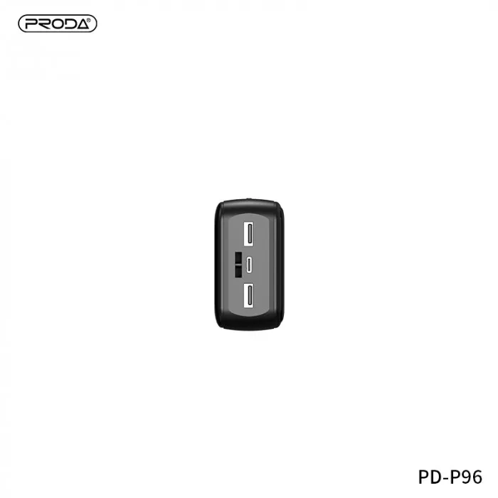 Універсальна мобільна батарея Proda PD P-96 30000mAh Black (PRD-PD-96-BK) — фото 3