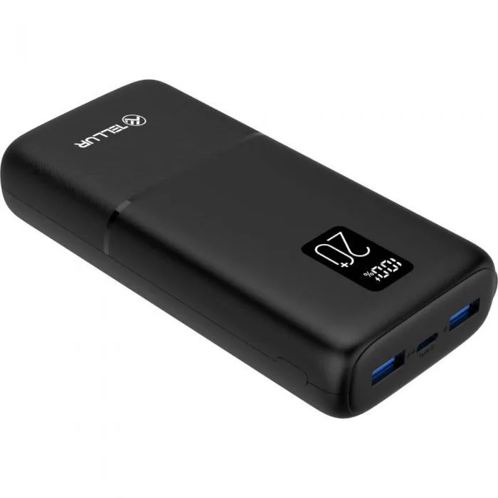 Универсальная мобильная батарея Tellur PD202 Boost Pro 20000mAh Black (TLL158351) — фото 2